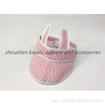 New Children's Animal Straw Hat Visor Straw Hat